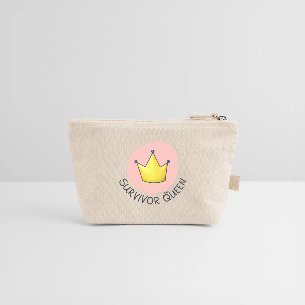 Survivor Queens Logo "Schriftzug Edition" - Täschchen - Natur