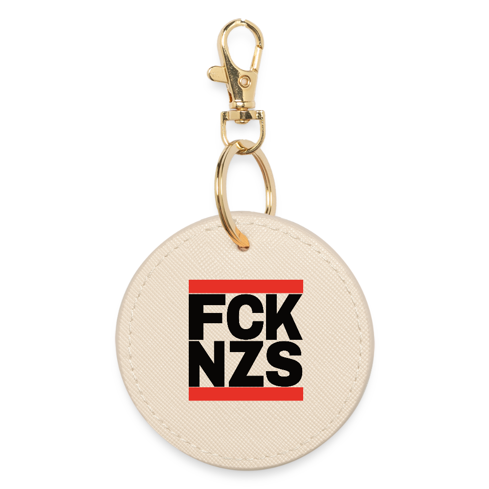 FCK NZS (schwarze Schrift) - BOUTIQUE Schlüsselanhänger - Auster