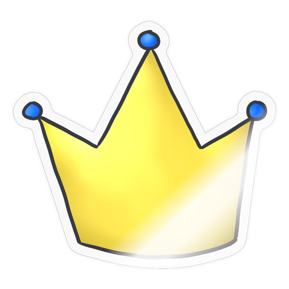 Survivor Queens Logo "Krone Edition" - Sticker (groß) - Transparent glänzend