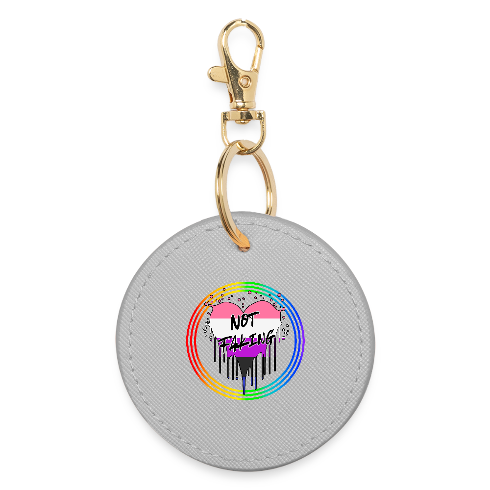 Genderfluid Not Faking It "Regenbogenkreis Edition" - BOUTIQUE Schlüsselanhänger - Grau