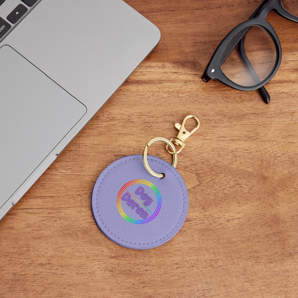 Dey/Deren Pronomen Regenbogenkreis - BOUTIQUE Schlüsselanhänger - Lavendel