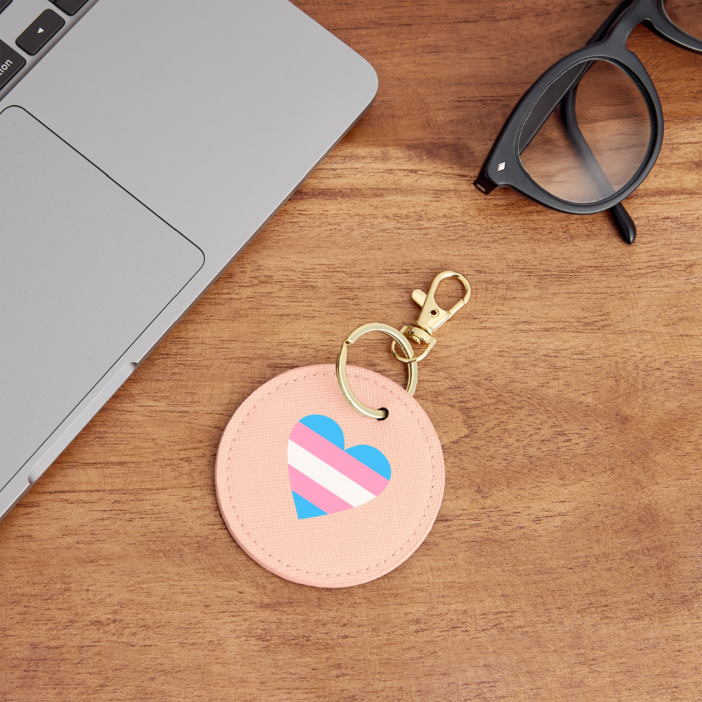 Trans Herz - BOUTIQUE Schlüsselanhänger - Hellrosa