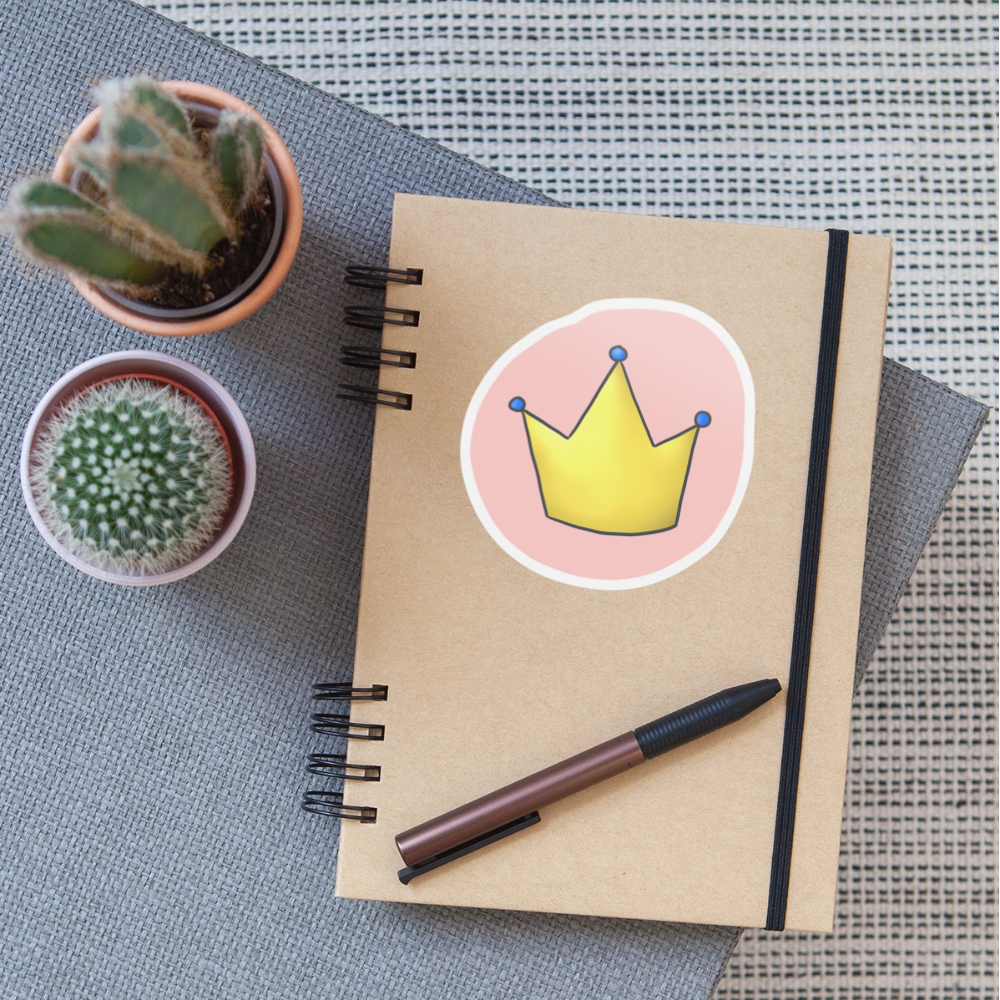 Survivor Queens Logo "Pink Bubble Edition" - Sticker (groß) - Mattweiß