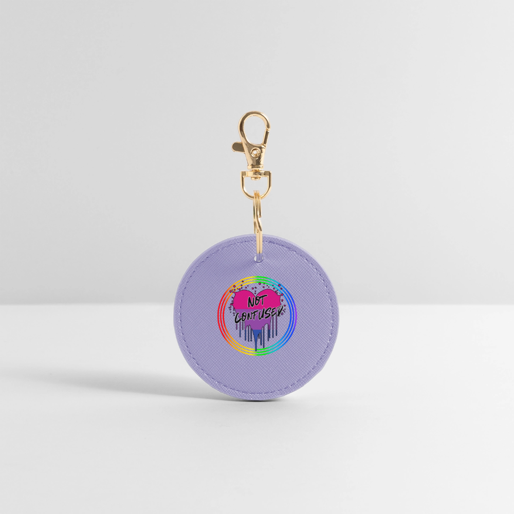 Bisexual Not Confused "Regenbogenkreis Edition" - BOUTIQUE Schlüsselanhänger - Lavendel