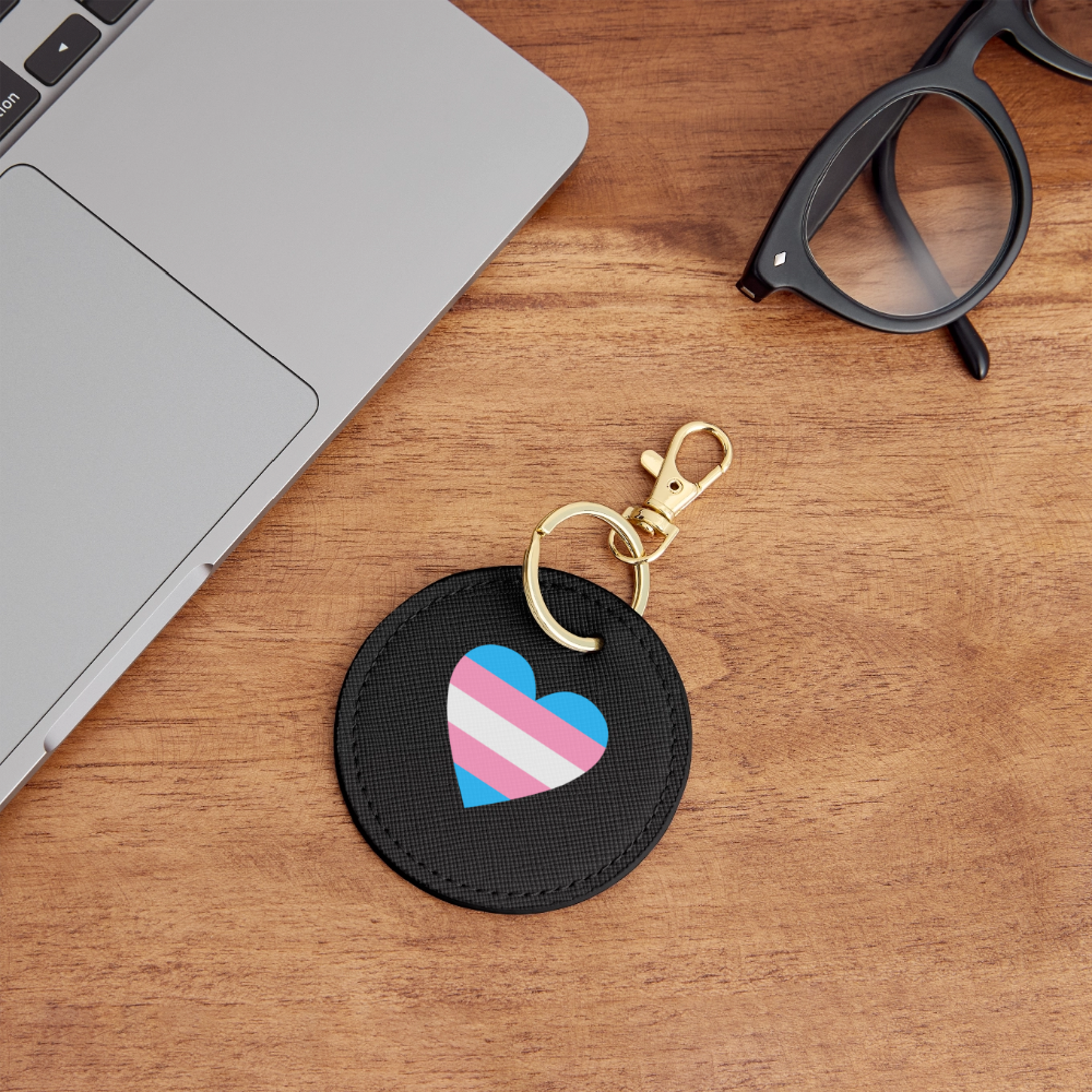 Trans Herz - BOUTIQUE Schlüsselanhänger - Schwarz