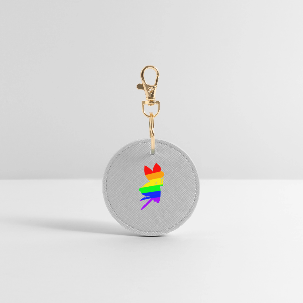 Regenbogen Fee - BOUTIQUE Schlüsselanhänger - Grau