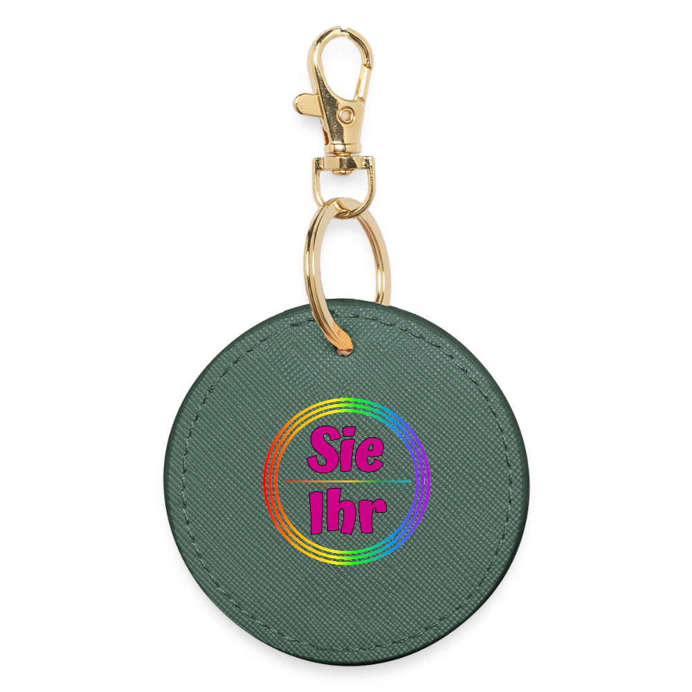 Sie/Ihr Pronomen Regenbogenkreis - BOUTIQUE Schlüsselanhänger - Fichte