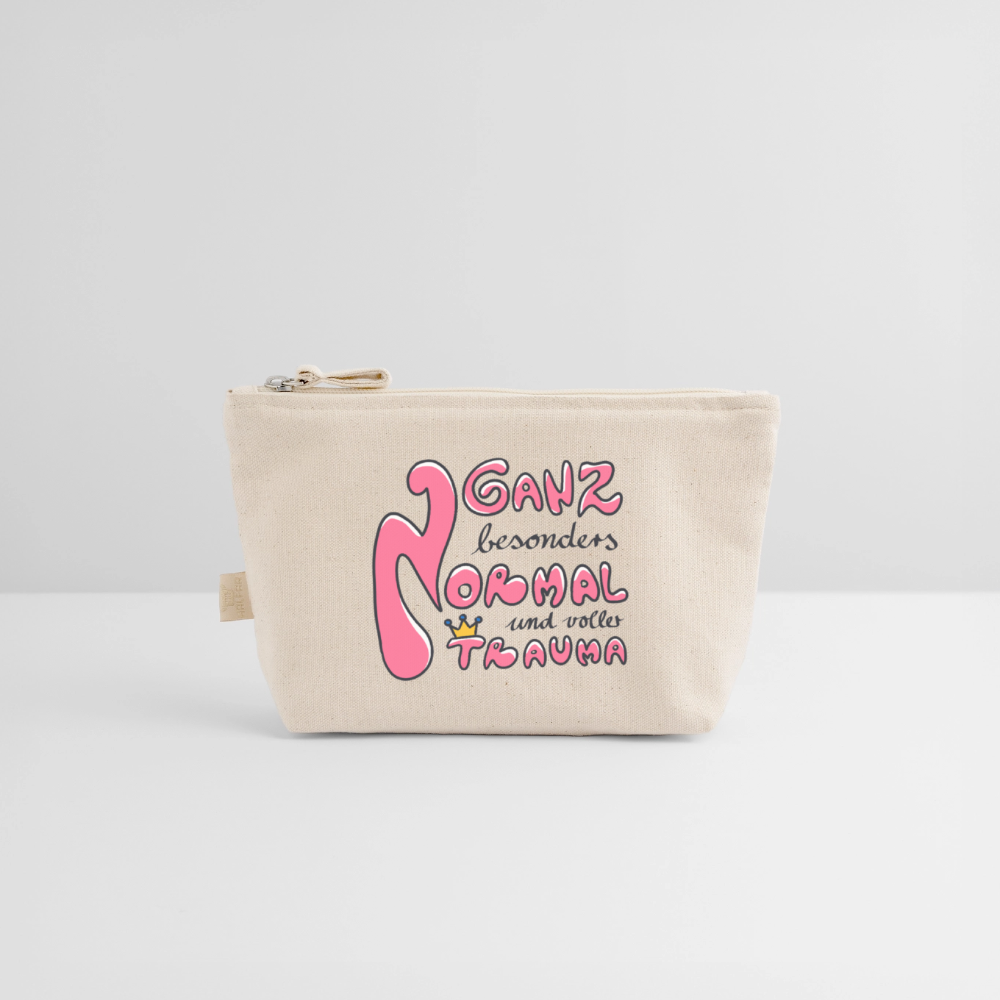 Ganz besonders Normal und voller Trauma "Pinke Edition" - Täschchen - Natur