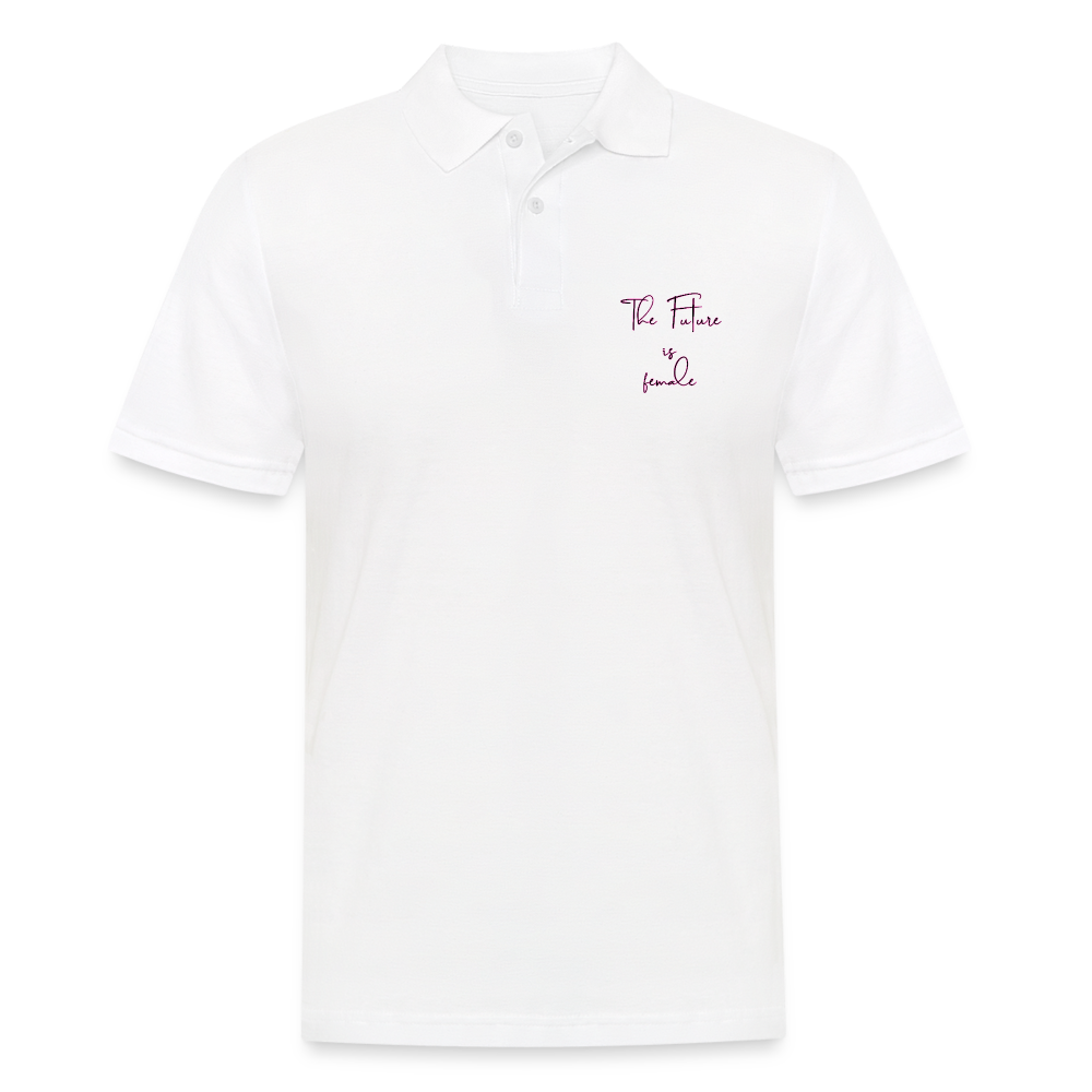 Empowered Women empower Women Backprint "Männer" Polo Shirt - Weiß