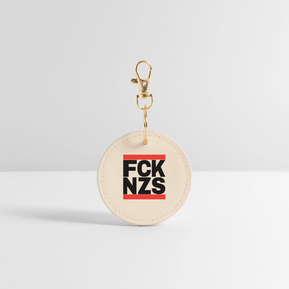 FCK NZS (schwarze Schrift) - BOUTIQUE Schlüsselanhänger - Auster