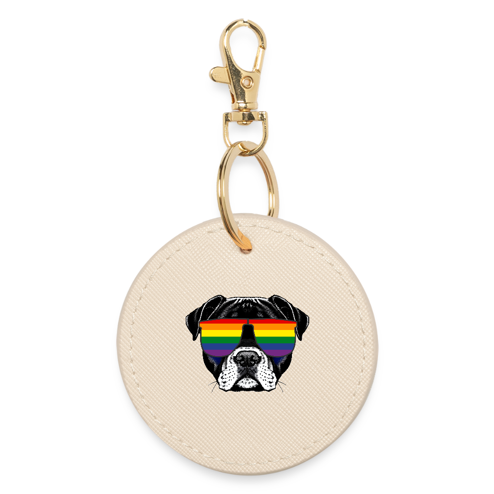 Regenbogen Doggo - BOUTIQUE Schlüsselanhänger - Auster