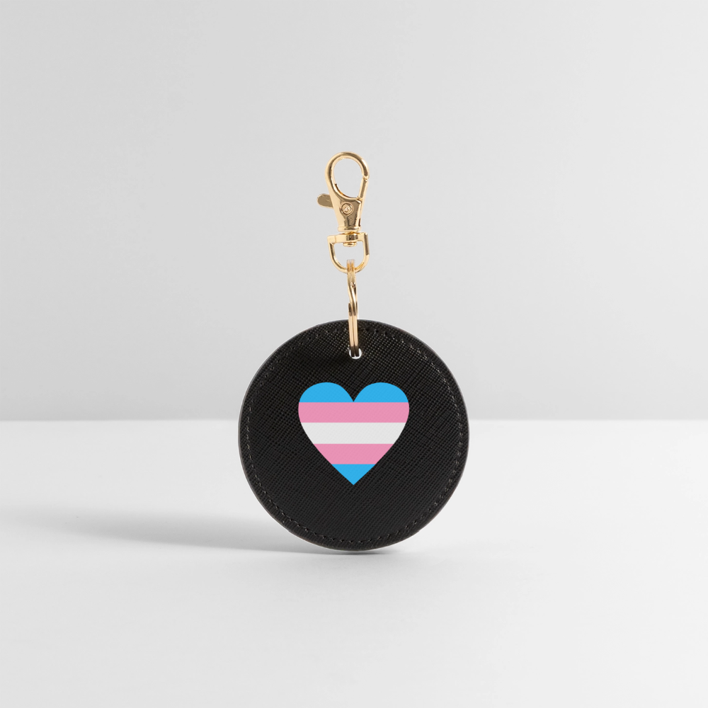Trans Herz - BOUTIQUE Schlüsselanhänger - Schwarz