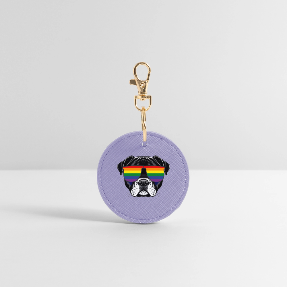 Regenbogen Doggo - BOUTIQUE Schlüsselanhänger - Lavendel