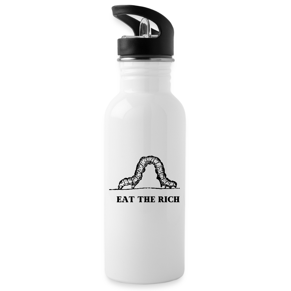 Eat the Rich "Hunger for Justice Edition" - Trinkflasche - Weiß