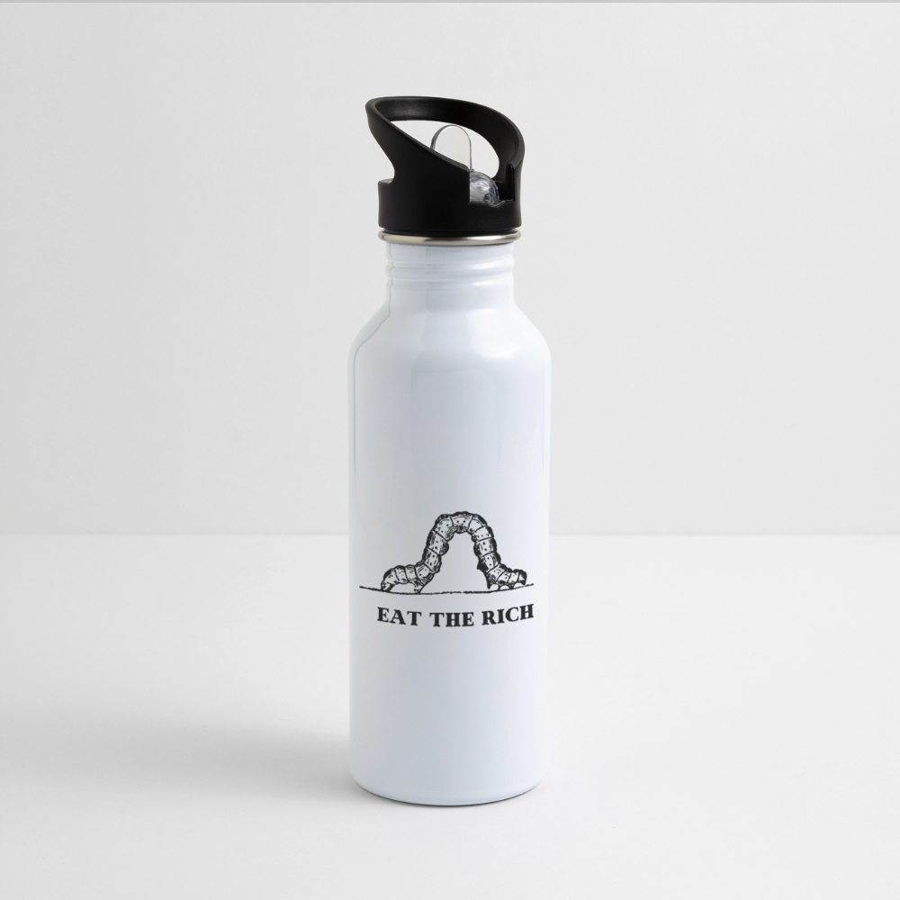 Eat the Rich "Hunger for Justice Edition" - Trinkflasche - Weiß