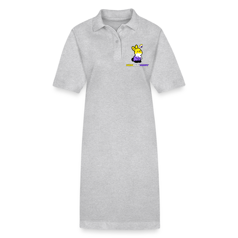 Nonbunnary "Frauen" Stanley/Stella Bio-Polokleid - Grau meliert