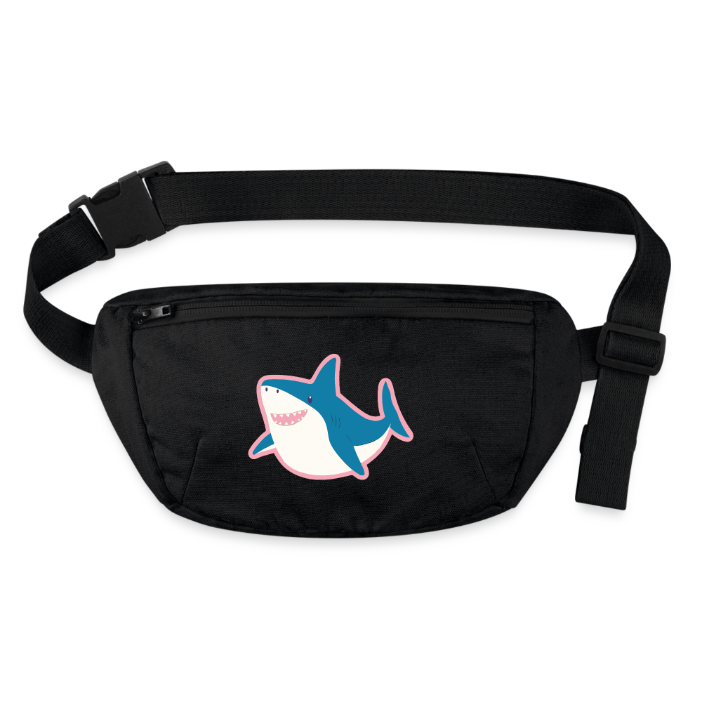 Trans Hai recycelte Gürteltasche - Schwarz