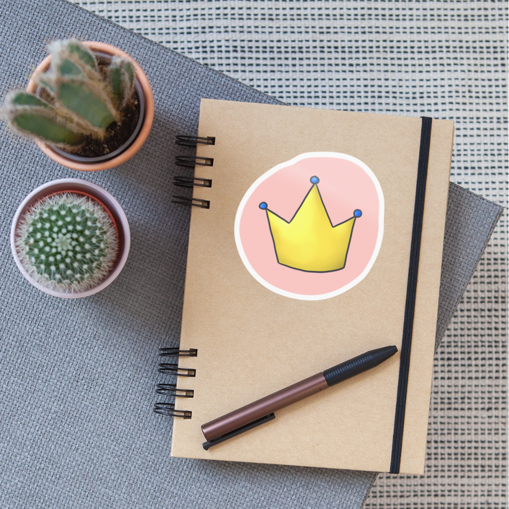 Survivor Queens Logo "Pink Bubble Edition" - Sticker (groß) - Weiß glänzend