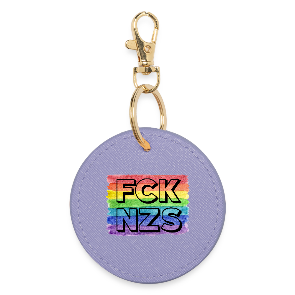 FCK NZS "Rainbow Resistance Edition" - BOUTIQUE Schlüsselanhänger - Lavendel