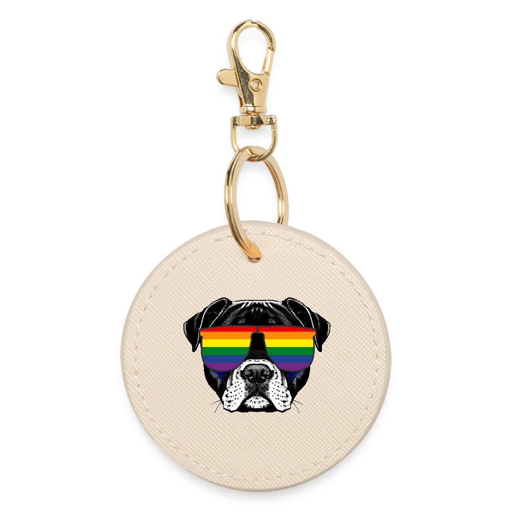 Regenbogen Doggo - BOUTIQUE Schlüsselanhänger - Auster
