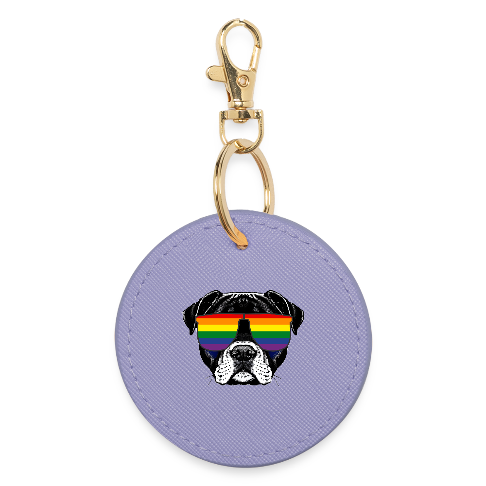 Regenbogen Doggo - BOUTIQUE Schlüsselanhänger - Lavendel