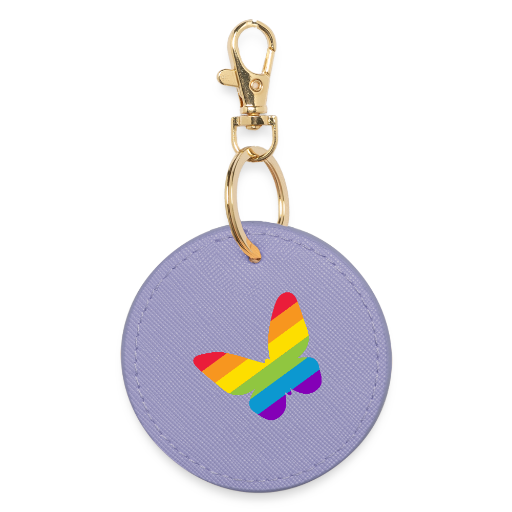 Regenbogen Schmetterling - BOUTIQUE Schlüsselanhänger - Lavendel