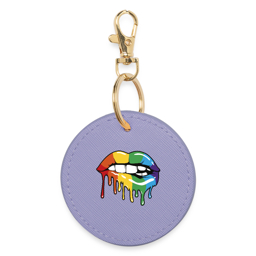 Regenbogen Lippen - BOUTIQUE Schlüsselanhänger - Lavendel