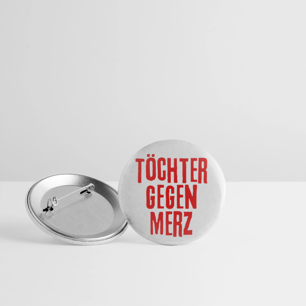 Töchter gegen Merz - Buttons klein 5x - Weiß