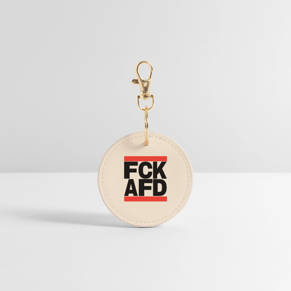 FCK AFD (schwarze Schrift) - BOUTIQUE Schlüsselanhänger - Auster