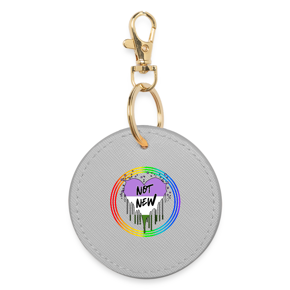 Genderqueer Not New "Regenbogenkreis Edition" - BOUTIQUE Schlüsselanhänger - Grau