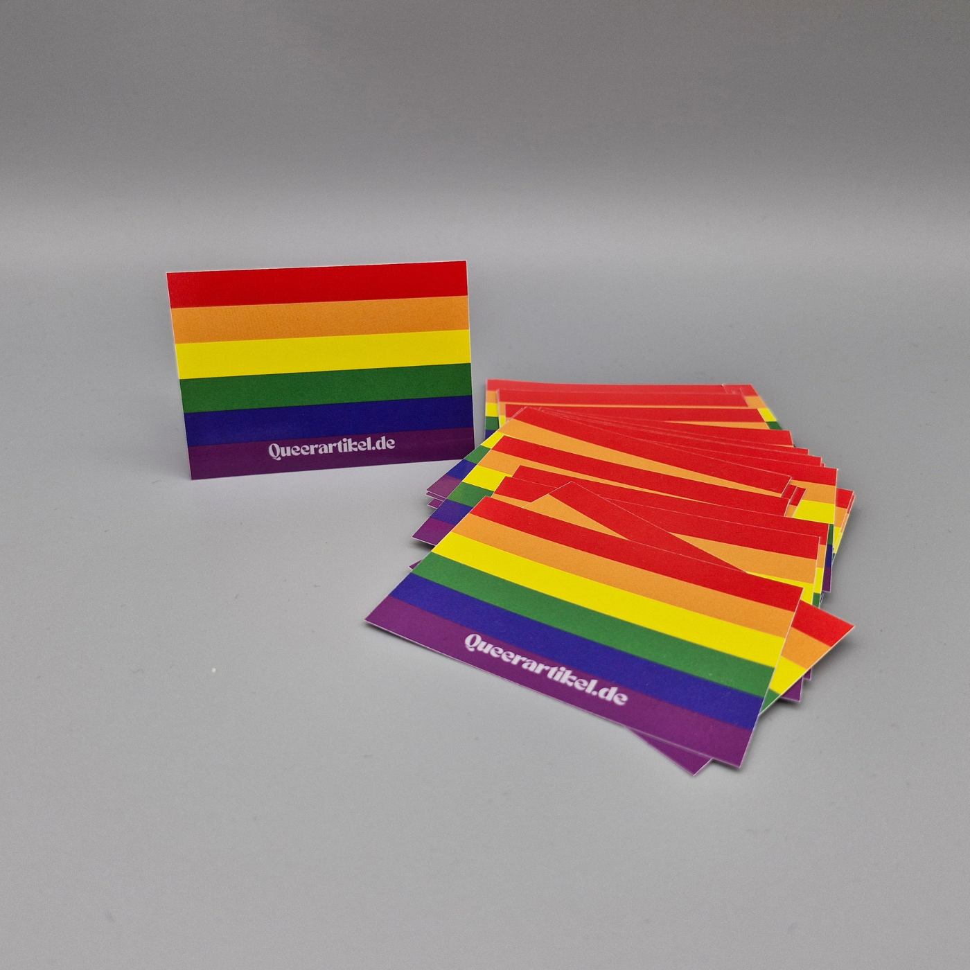 Regenbogen Pride Flag Sticker, 30 Stück