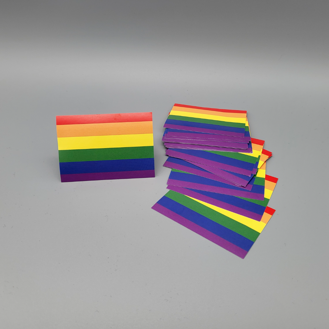 Rainbow Pride Flag Stickers, 30 pieces