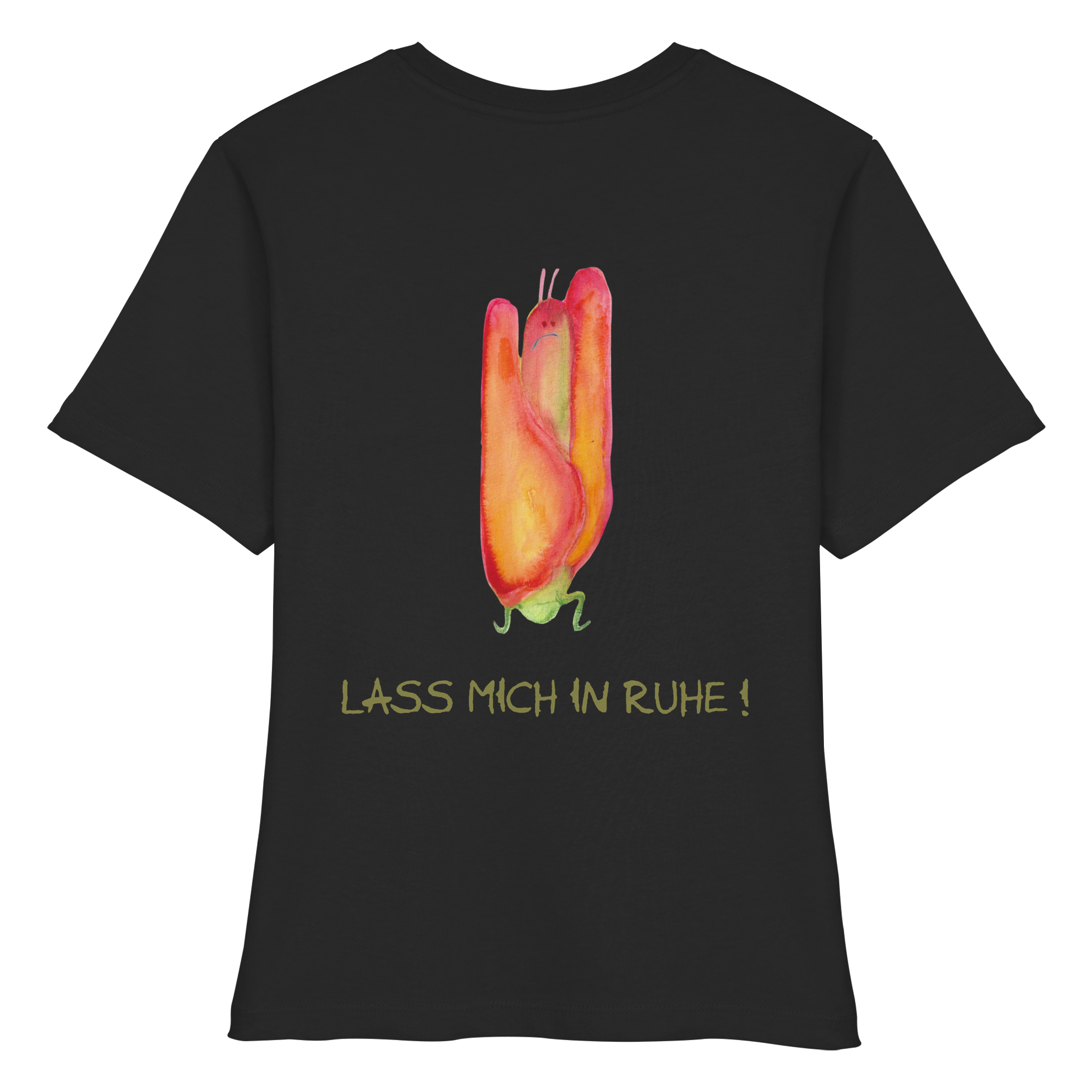 Lass mich in Ruhe! "Jona Kokon Edition" Backprint - Fitted Ladies Organic Shirt
