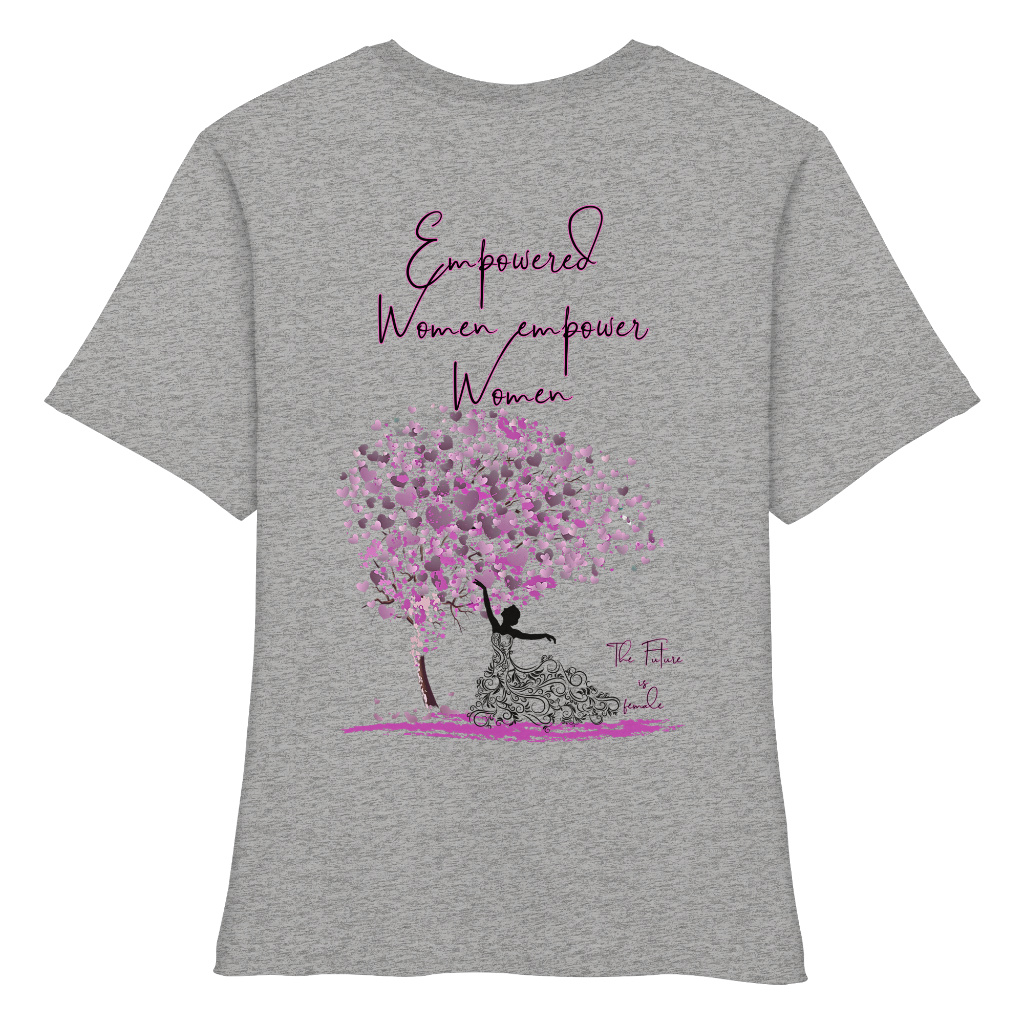 Empowered Women empower Women Backprint - Fitted Ladies Organic Shirt