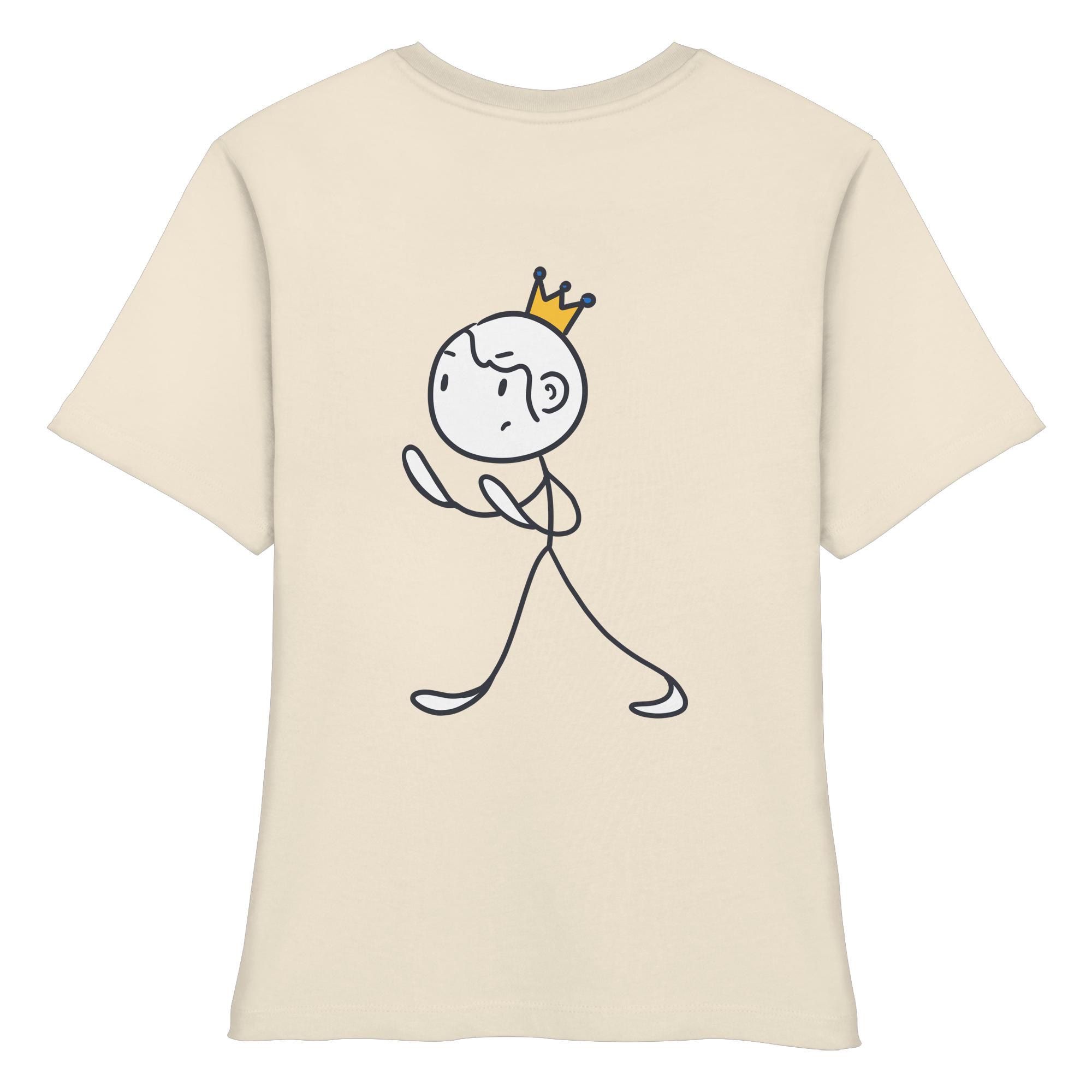 Survivor Queens Logo "Schriftzug Edition" mit Seelenmännchen "Selbstverteidigung Edition" Backprint - Fitted Ladies Organic Shirt