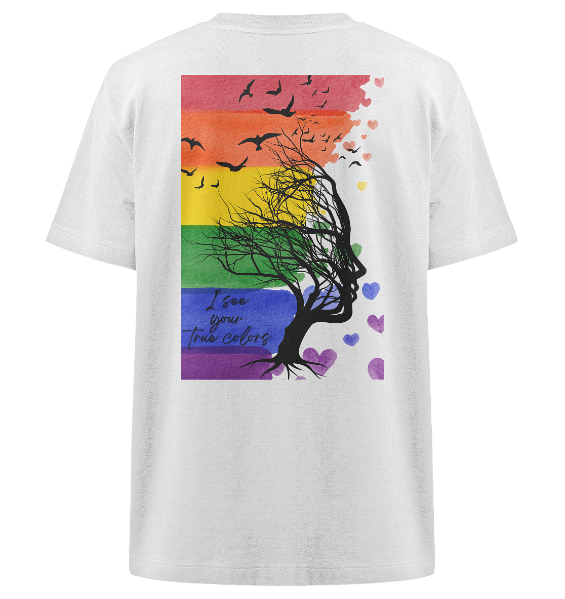 I see your True colors - Heavy Oversized Organic Shirt