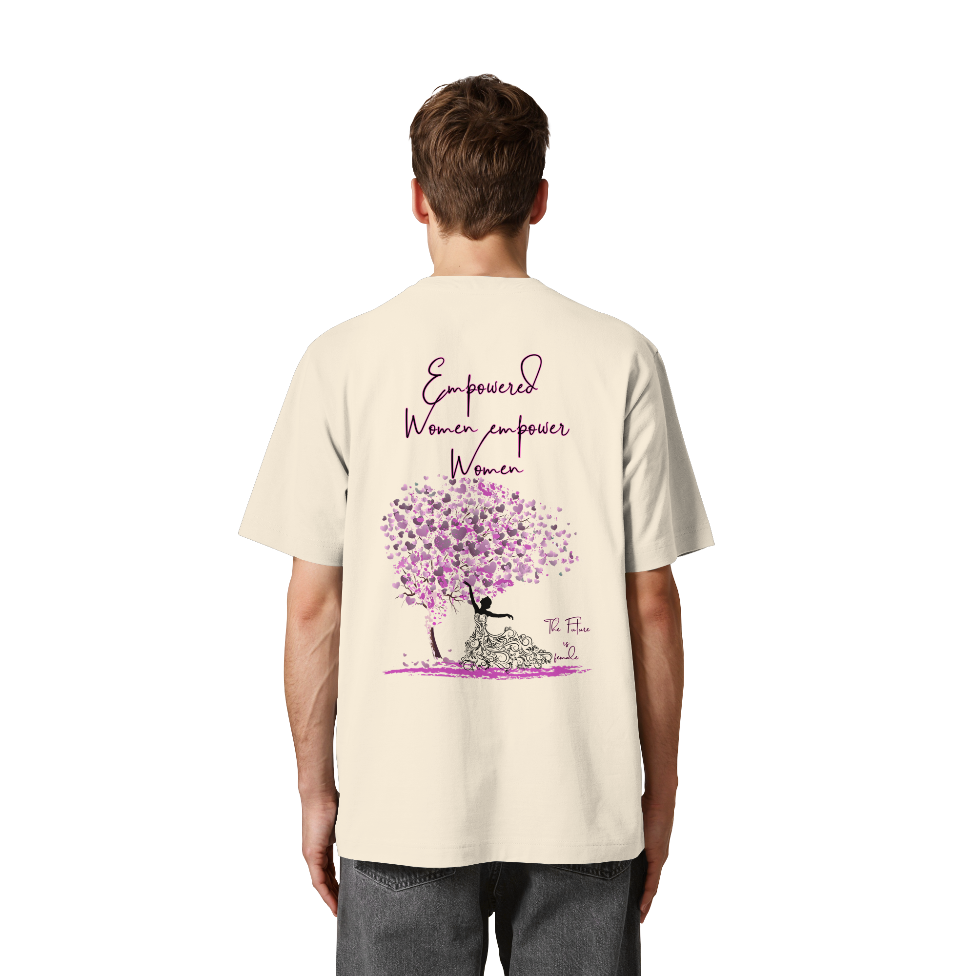 Empowered Women empower Women Backprint - Heavy Oversized Organic Shirt