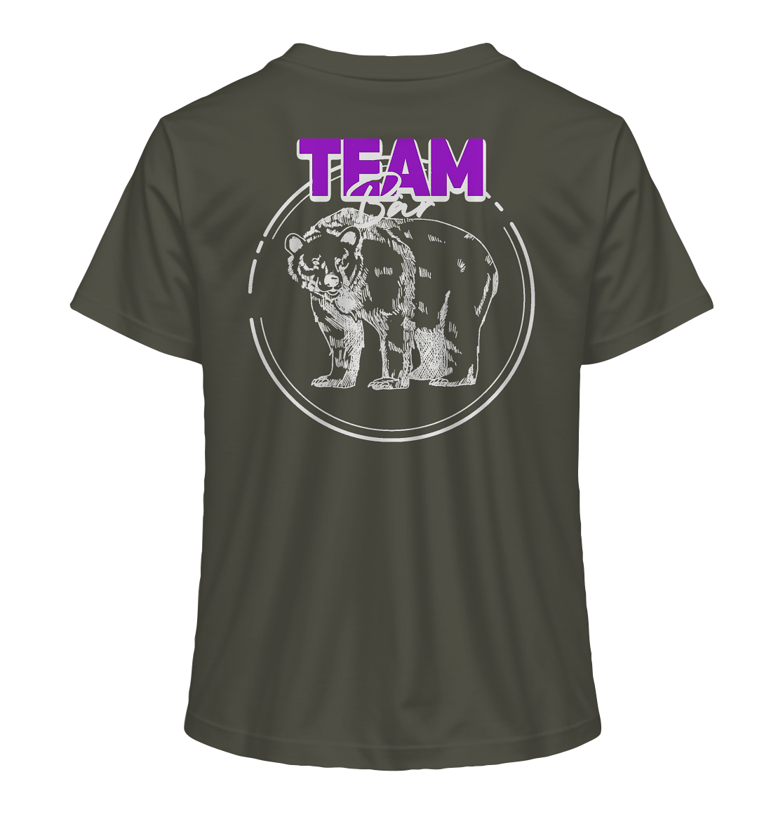 Team Bär Backprint (weiß) "Frauen" Stanley/Stella T-Shirt