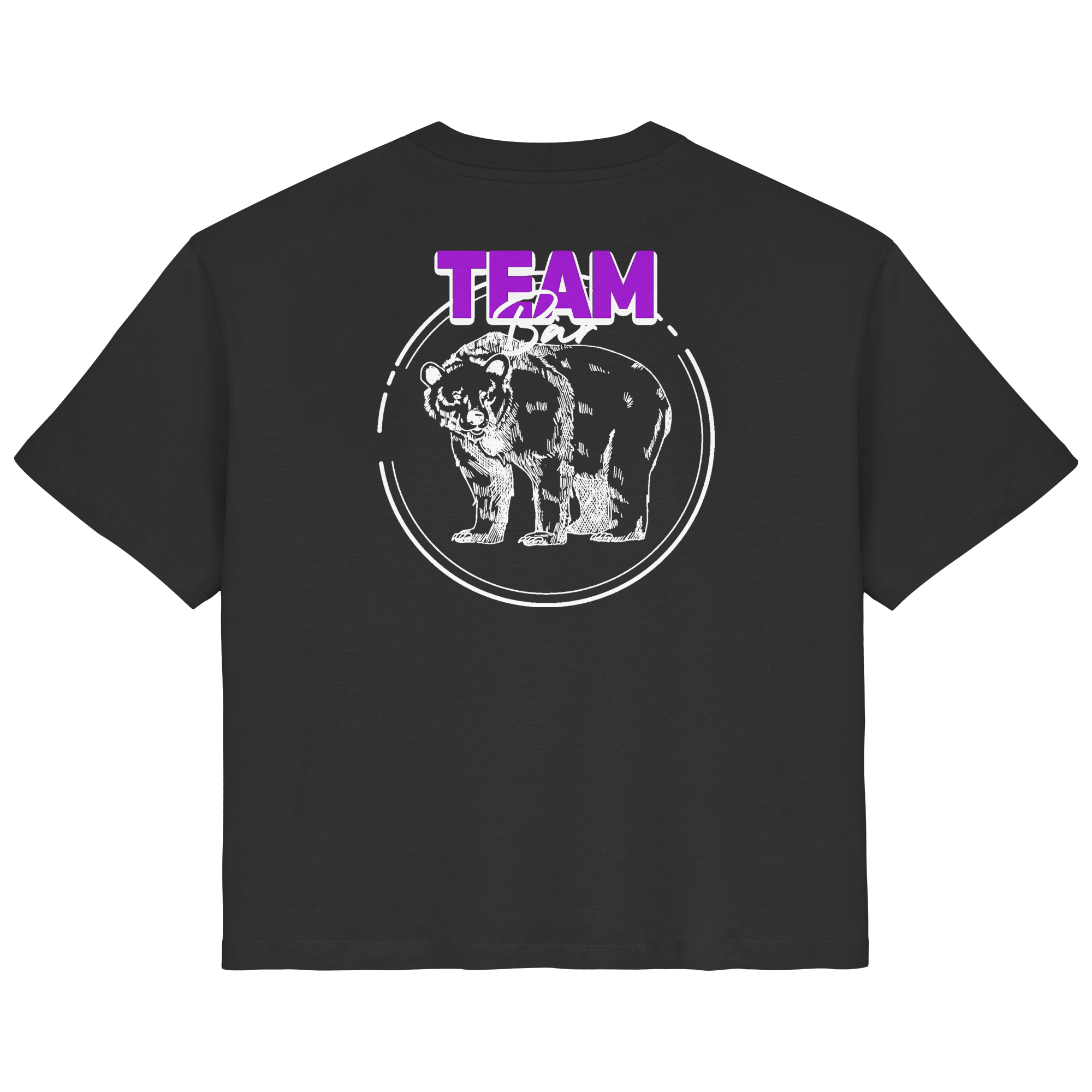 Team Bär Backprint (weiß) - Ladies Organic Shirt
