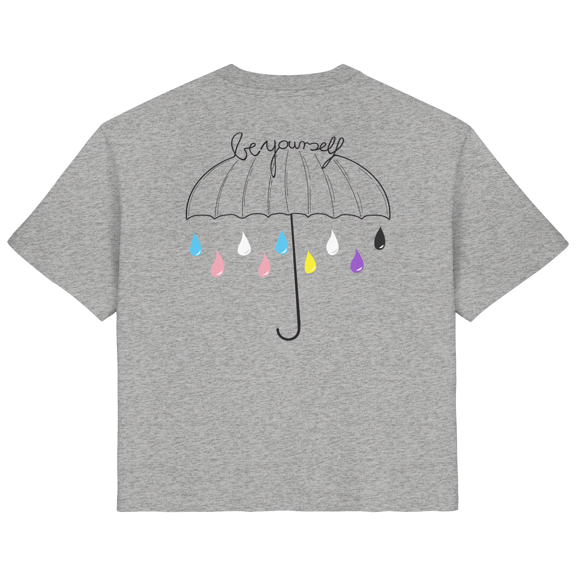 Trans Umbrella Backprint - Ladies Organic Shirt