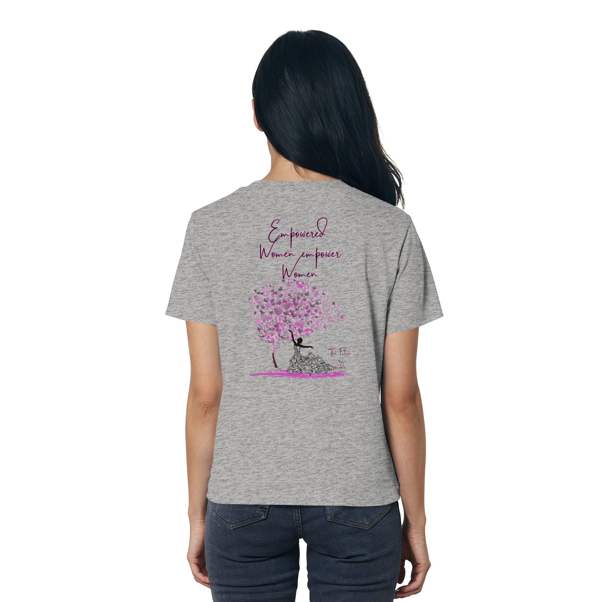 Empowered Women empower Women Backprint - Ladies Organic Shirt
