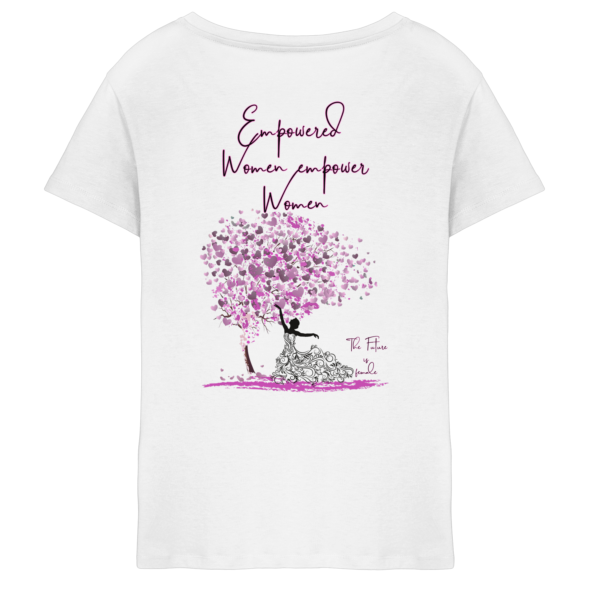 Empowered Women empower Women Backprint - Ladies V-Neck Shirt
