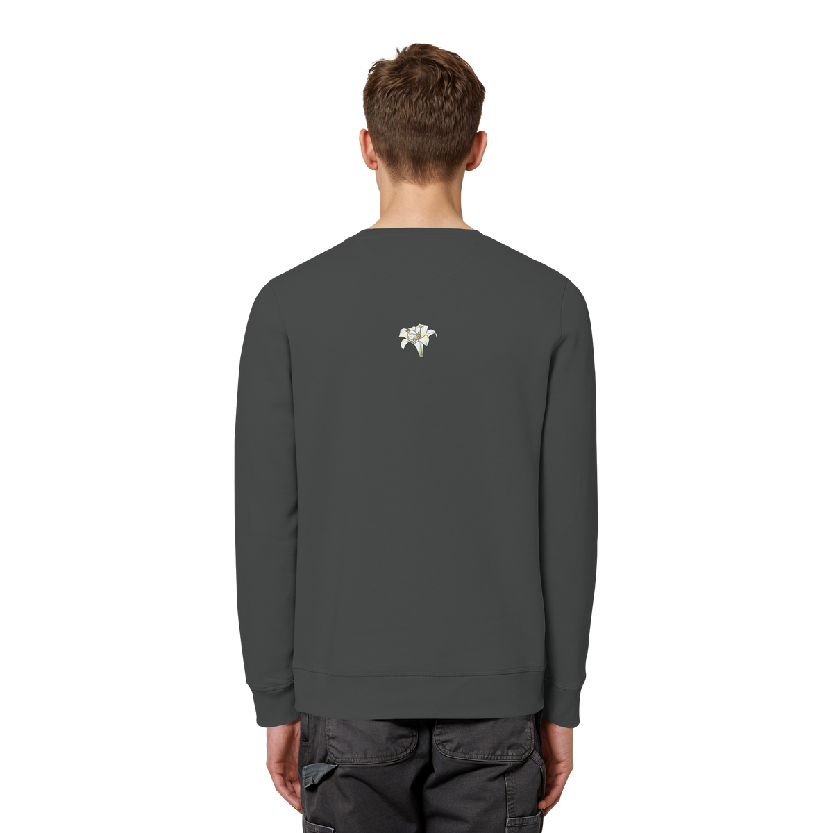 Seelenmännchen "Kuschelblume Edition" - Organic Basic Unisex Sweatshirt