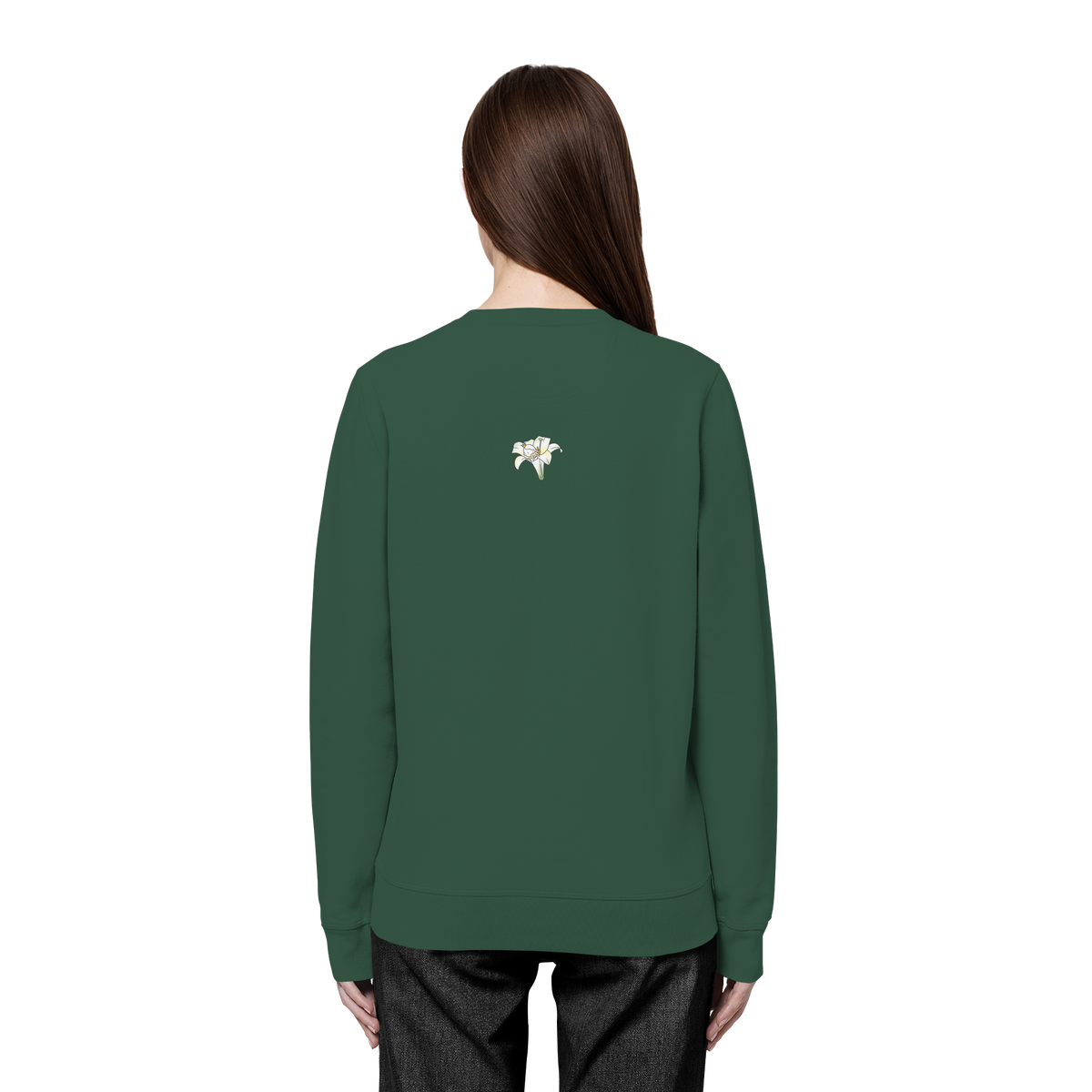 Seelenmännchen "Kuschelblume Edition" - Organic Basic Unisex Sweatshirt