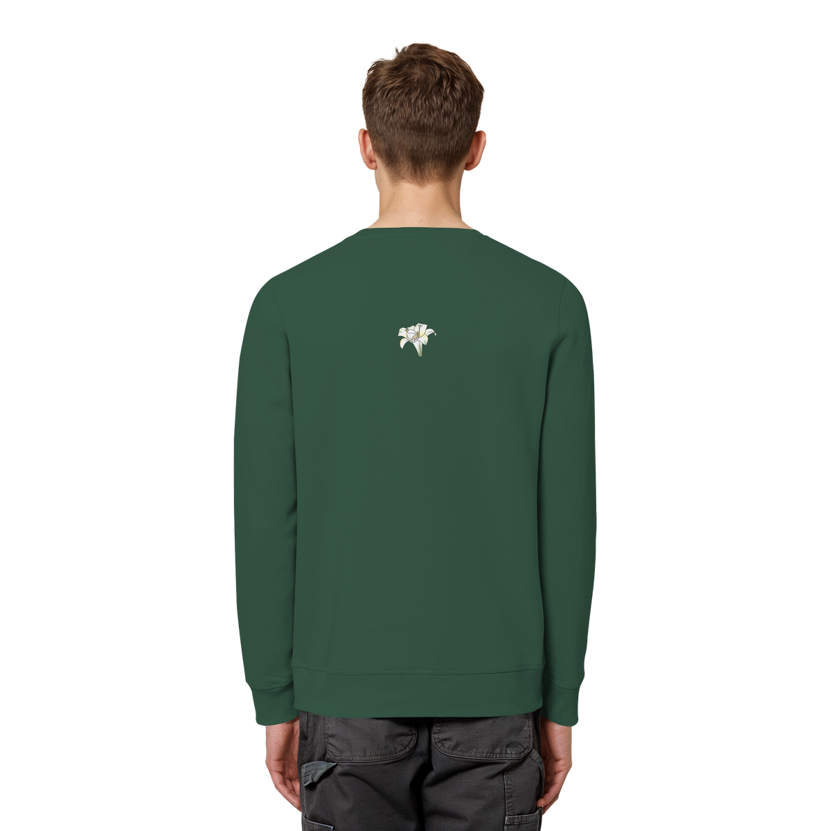 Seelenmännchen "Kuschelblume Edition" - Organic Basic Unisex Sweatshirt