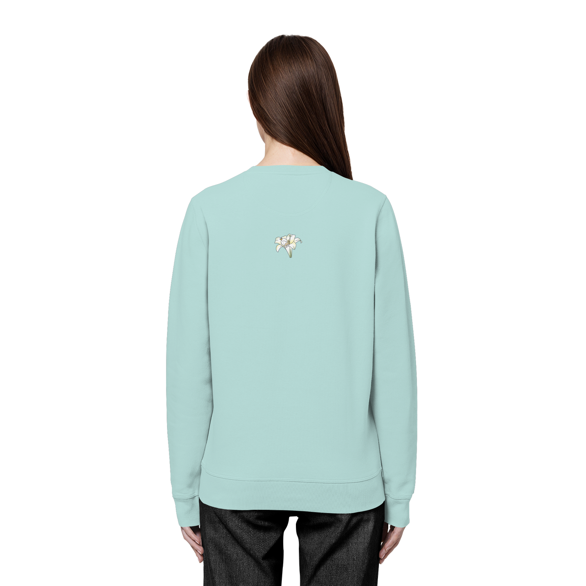 Seelenmännchen "Kuschelblume Edition" - Organic Basic Unisex Sweatshirt