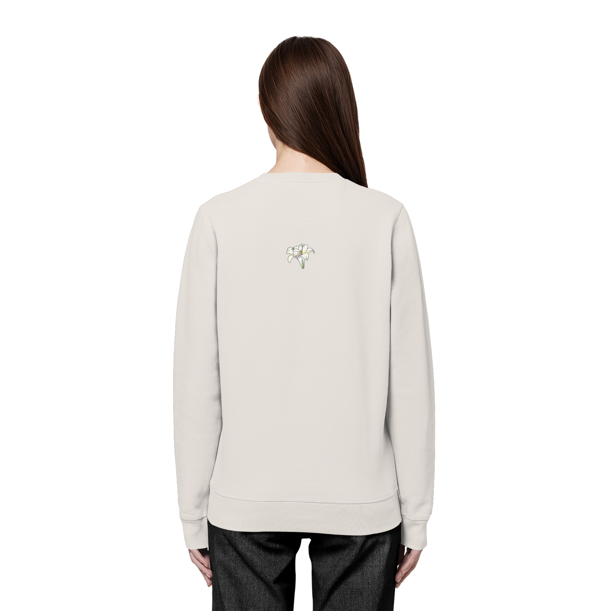 Seelenmännchen "Kuschelblume Edition" - Organic Basic Unisex Sweatshirt
