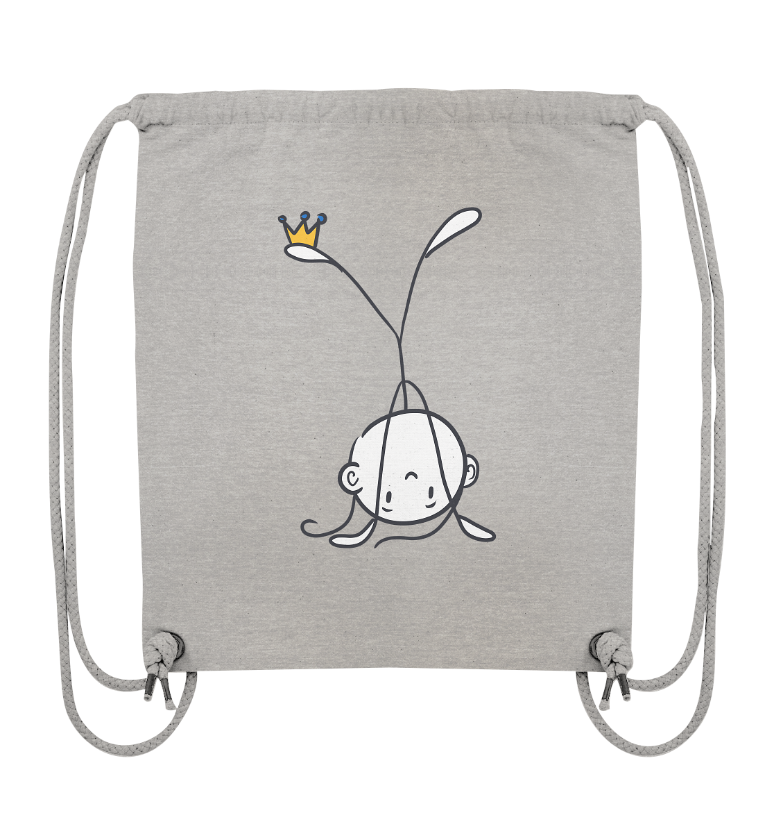 Mein Körper gehört mir "Schwarze Edition" Backprint - Organic Gym-Bag