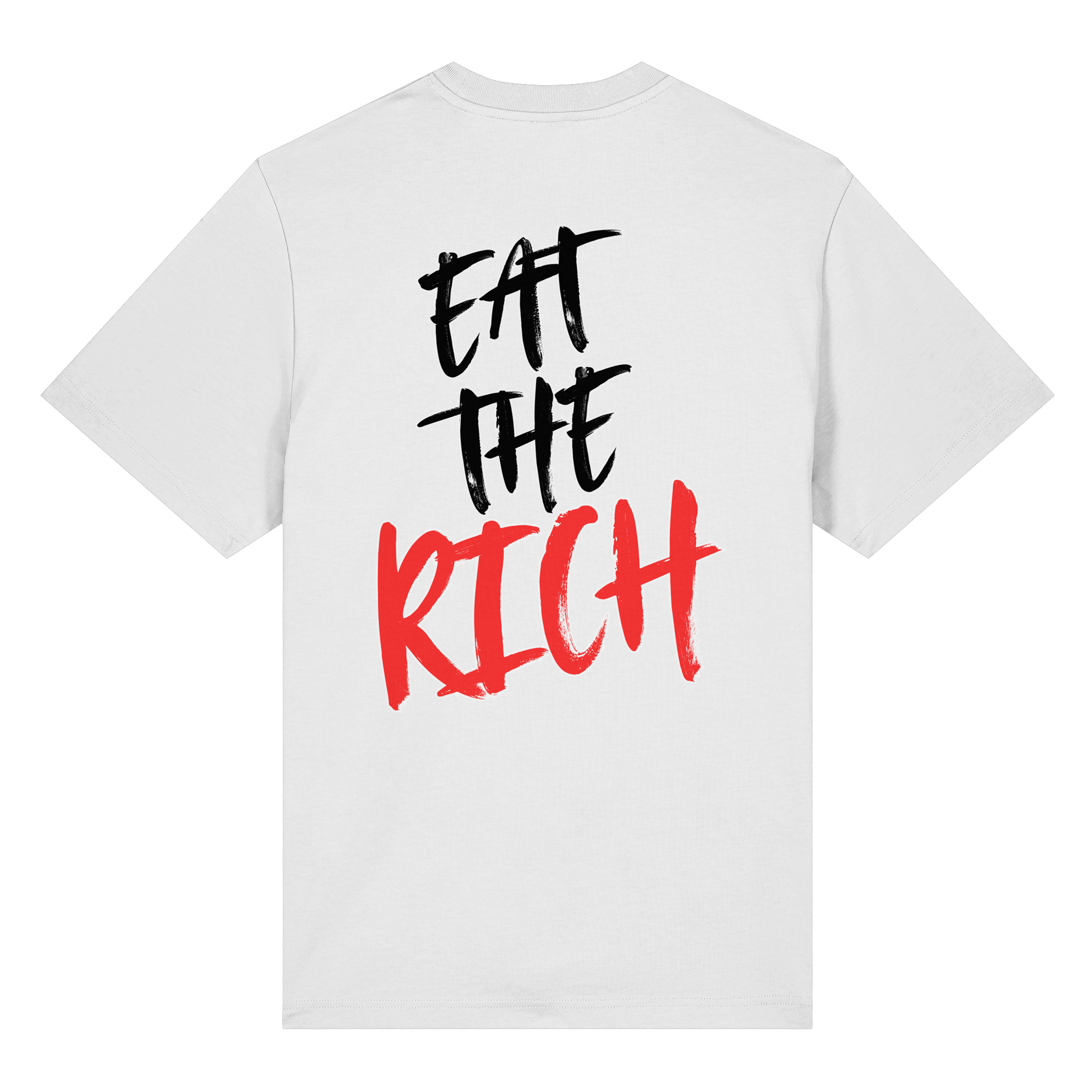 Eat the Rich "Skull Edition" Backprint - Organic Heavy T-Shirt