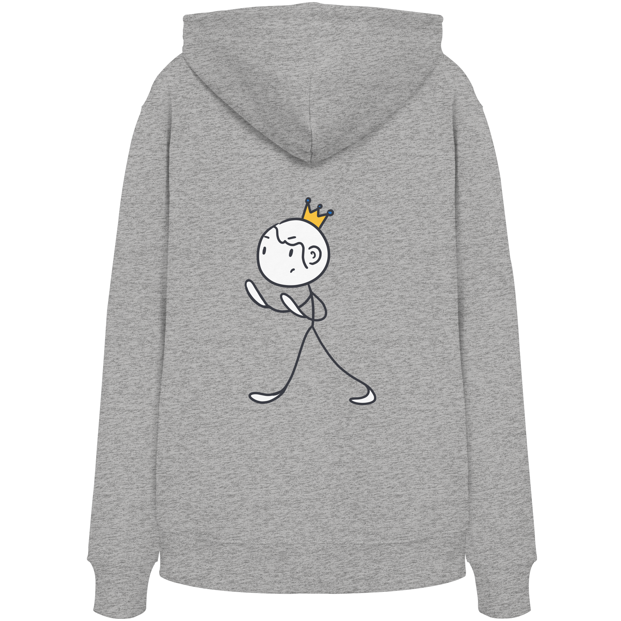Survivor Queens Logo "Schriftzug Edition" mit Seelenmännchen "Selbstverteidigung Edition" Backprint - Organic Hoodie